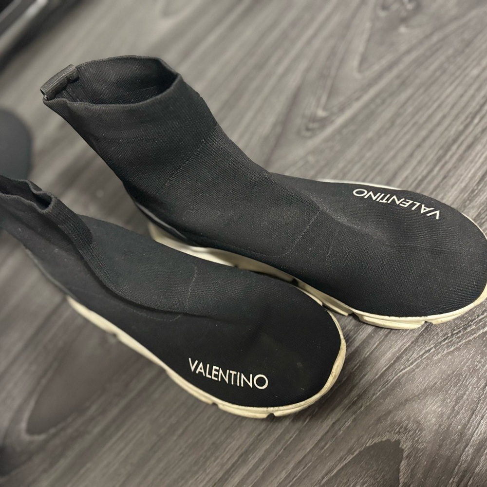 Valentino Women's Black Sock Sneakers size 8